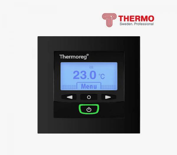 Терморегулятор для теплого пола Thermoreg TI-950 Design черный