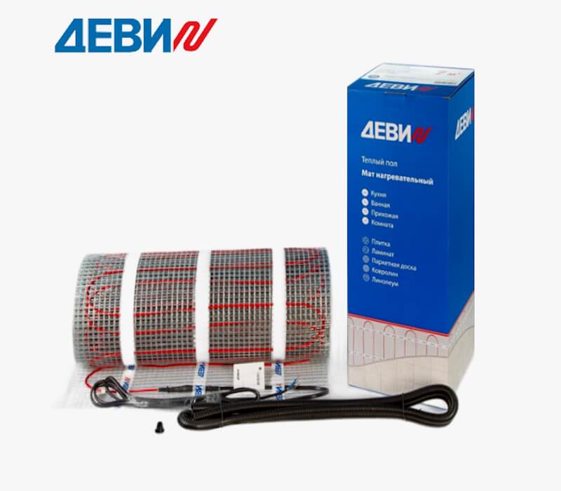 Теплый пол ДЕВИ Comfort Mat-150T - 10,0 м.кв.