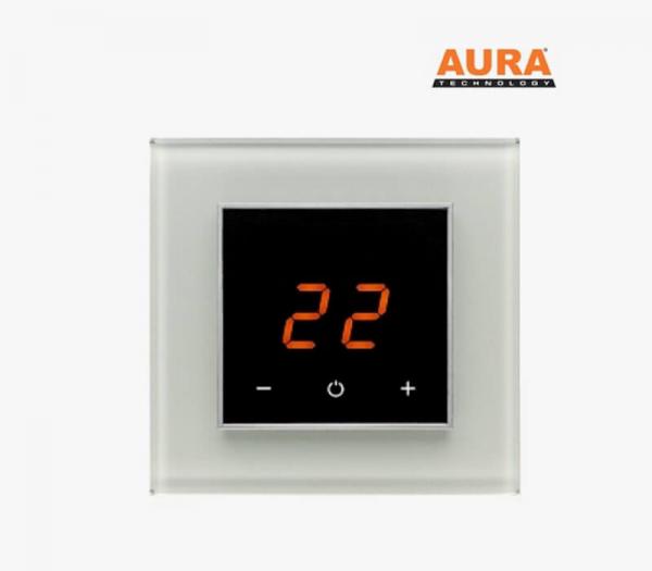 Терморегулятор для теплого пола AURA ORTO 7035 GREY CLASSIC