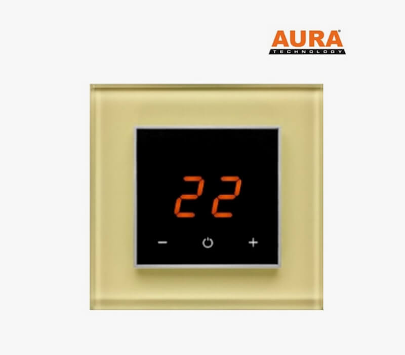 Терморегулятор для теплого пола AURA ORTO 1014 BEIGE CLASSIC