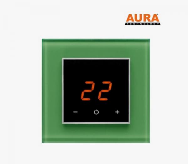 Терморегулятор для теплого пола AURA ORTO 1164 GREEN LUMINOUS