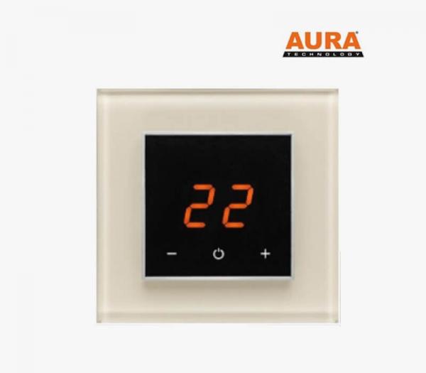 Терморегулятор для теплого пола AURA ORTO 1013 WHITE PEARL