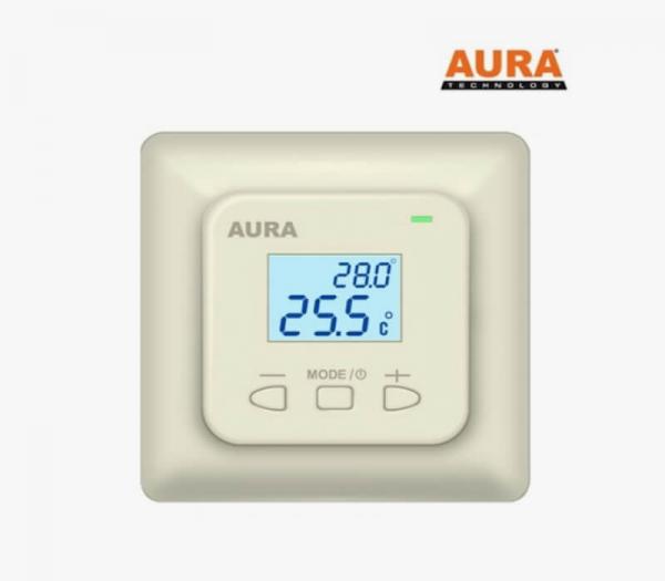 Терморегулятор для теплого пола AURA LTC 530 кремовый
