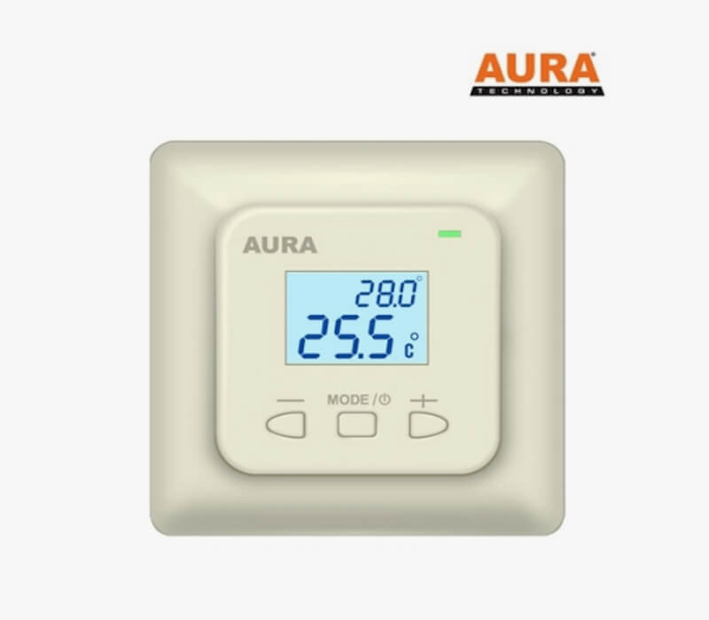 Терморегулятор для теплого пола AURA LTC 530 кремовый
