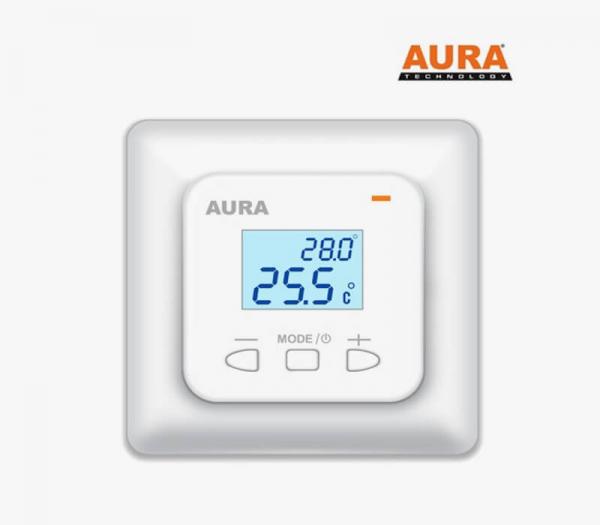 Терморегулятор для теплого пола AURA LTC 530 белый