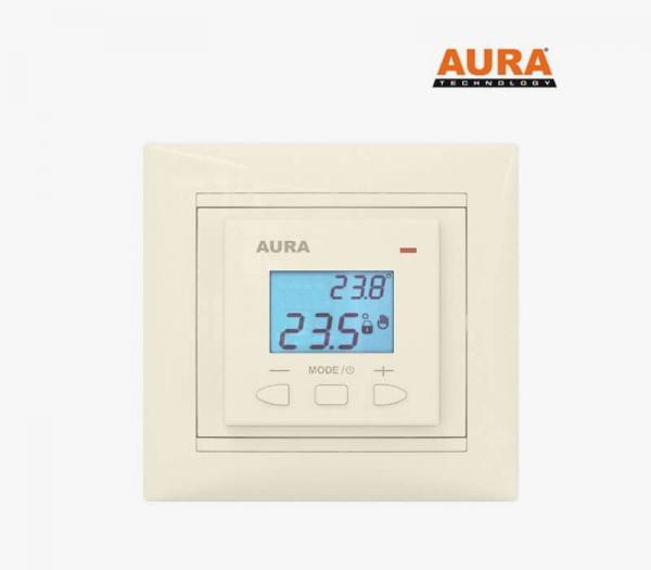 Терморегулятор для теплого пола AURA LTC 070 кремовый