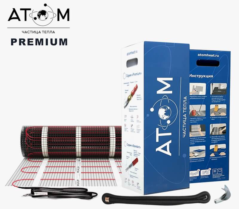 Теплый пол АТОМ Premium - 4,25 кв.м.