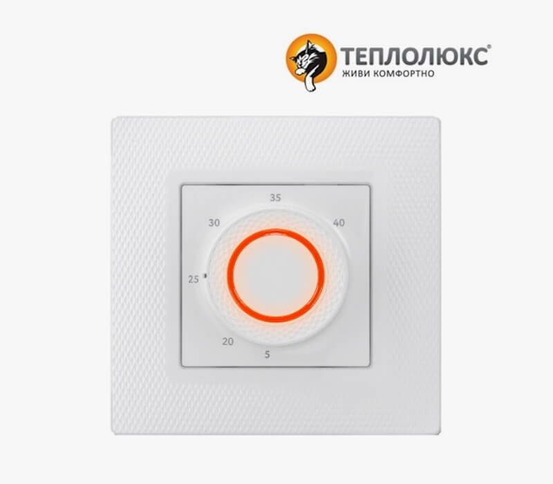 Терморегулятор для теплого пола Теплолюкс LumiSmart 25 белый