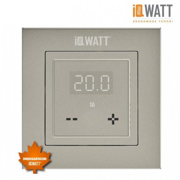 Терморегулятор для теплого пола IQ THERMOSTAT D шампань