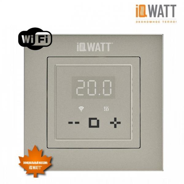 Терморегулятор для теплого пола IQ THERMOSTAT D шампань WI-FI