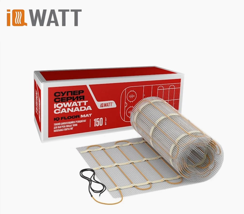 Теплый пол IQ FLOOR MAT - 10,0 кв.м.